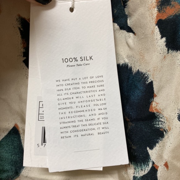 Munthe Alluba Print Long Sleeve Silk Blouse - Picture 3 of 7